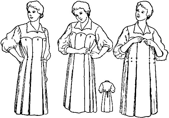 Рис. 7. Платье беременной